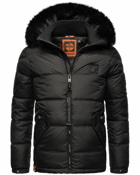 Stone Harbour Zarlaan Herren Winterjacke Parka Schwarz-Gr.XL