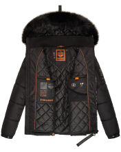 Stone Harbour Zarlaan Herren Winterjacke Parka Schwarz-Gr.XL