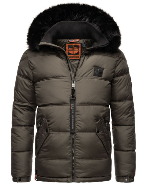 Stone Harbour Zarlaan Herren Winterjacke Parka Anthrazit-Gr.S