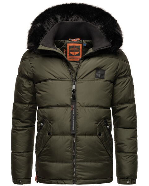 Stone Harbour Zarlaan Herren Winterjacke Parka Olive-Gr.S