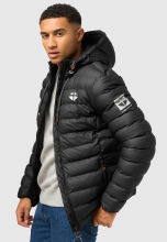 Stone Harbour Zaharoo wasserdichte Herren Regen Steppjacke Schwarz Größe S - Gr. S