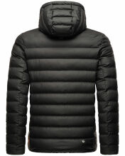 Stone Harbour Zaharoo wasserdichte Herren Regen Steppjacke Schwarz Größe M - Gr. M