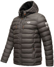 Stone Harbour Zaharoo wasserdichte Herren Regen Steppjacke Anthrazit Größe S - Gr. S