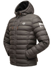 Stone Harbour Zaharoo wasserdichte Herren Regen Steppjacke Anthrazit Größe S - Gr. S
