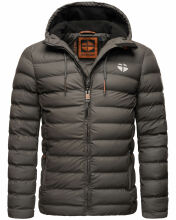 Stone Harbour Zaharoo wasserdichte Herren Regen Steppjacke Anthrazit Größe XL - Gr. XL