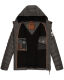 Stone Harbour Zaharoo wasserdichte Herren Regen Steppjacke Anthrazit Größe XL - Gr. XL