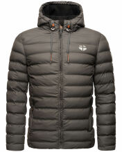 Stone Harbour Zaharoo wasserdichte Herren Regen Steppjacke Anthrazit Größe XXL - Gr. 2XL