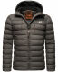Stone Harbour Zaharoo wasserdichte Herren Regen Steppjacke Anthrazit Größe XXL - Gr. 2XL
