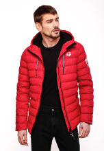 Stone Harbour Zaharoo wasserdichte Herren Regen Steppjacke Chili Rot Größe S - Gr. S