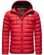 Stone Harbour Zaharoo wasserdichte Herren Regen Steppjacke Chili Rot Größe S - Gr. S