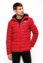 Stone Harbour Zaharoo wasserdichte Herren Regen Steppjacke Chili Rot Größe L - Gr. L