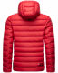 Stone Harbour Zaharoo wasserdichte Herren Regen Steppjacke Chili Rot Größe L - Gr. L
