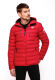 Stone Harbour Zaharoo wasserdichte Herren Regen Steppjacke Chili Rot Größe XXXL - Gr. 3XL