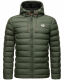 Stone Harbour Zaharoo wasserdichte Herren Regen Steppjacke Olive Größe S - Gr. S