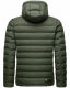 Stone Harbour Zaharoo wasserdichte Herren Regen Steppjacke Olive Größe S - Gr. S