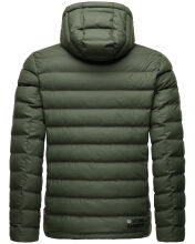 Stone Harbour Zaharoo wasserdichte Herren Regen Steppjacke Olive Größe L - Gr. L