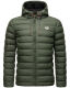 Stone Harbour Zaharoo wasserdichte Herren Regen Steppjacke Olive Größe L - Gr. L