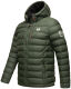 Stone Harbour Zaharoo wasserdichte Herren Regen Steppjacke Olive Größe L - Gr. L