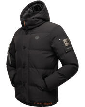 Stone Harbour Halvaar Herren Winterjacke Schwarz-SF-Gr.M