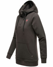 Navahoo Zauberelfe Damen Hoodie Pullover Pulli Sweater mit Kapuze Dunkelgrau Größe XS - Gr. 34