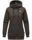 Navahoo Zauberelfe Damen Hoodie Pullover Pulli Sweater mit Kapuze Dunkelgrau Größe XS - Gr. 34
