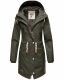 Navahoo Tropical Storm Damen Jacke Olive-Gr.XS