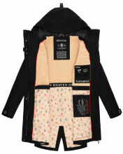 Navahoo Pfefferschote Damen Parka Schwarz Größe XS - Gr. 34