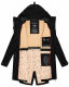 Navahoo Pfefferschote Damen Parka Schwarz Größe XS - Gr. 34