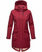Navahoo Pfefferschote Damen Parka Rot Größe XS - Gr. 34