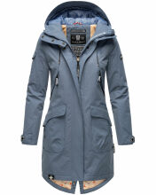 Navahoo Pfefferschote Damen Parka Blau Größe...