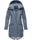 Navahoo Pfefferschote Damen Parka Blau Größe XS - Gr. 34