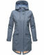 Navahoo Pfefferschote Damen Parka Blau Größe XS - Gr. 34