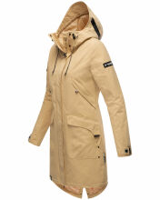 Navahoo Pfefferschote Damen Parka Beige Größe XS - Gr. 34