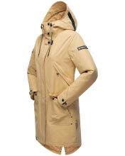 Navahoo Pfefferschote Damen Parka Beige Größe XS - Gr. 34
