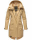 Navahoo Pfefferschote Damen Parka Beige Größe XS - Gr. 34