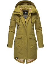 Navahoo Pfefferschote Damen Parka Moosgrün Größe XS - Gr. 34