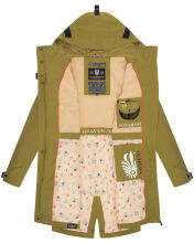 Navahoo Pfefferschote Damen Parka Moosgrün Größe XS - Gr. 34