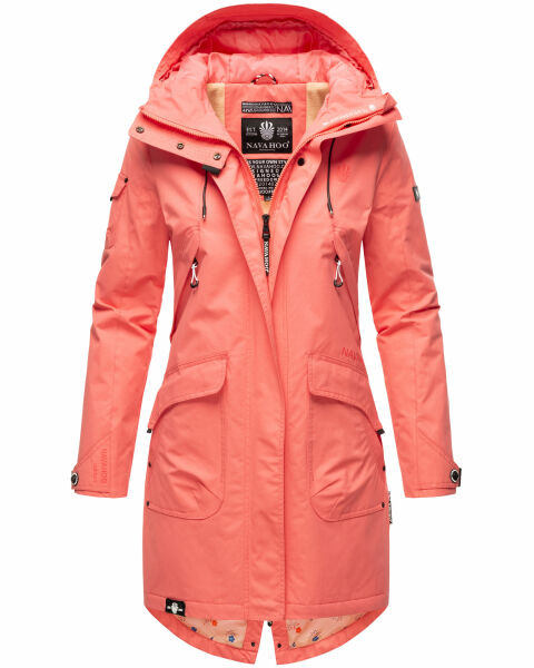 Navahoo Pfefferschote Damen Parka Coral Größe XS - Gr. 34
