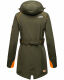 Marikoo Soulinaa Damen Softshell Jacke Olive-Gr.XS