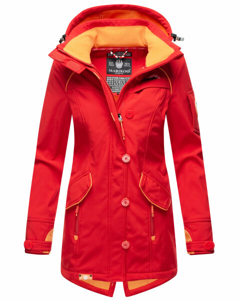 Marikoo Soulinaa Damen Softshell Jacke Rot-Gr.XS