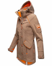 Marikoo Soulinaa Damen Softshell Jacke Taupe Grau-Gr.XS