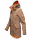 Marikoo Soulinaa Damen Softshell Jacke Taupe Grau-Gr.XS