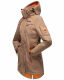 Marikoo Soulinaa Damen Softshell Jacke Taupe Grau-Gr.XS