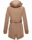 Marikoo Soulinaa Damen Softshell Jacke Taupe Grau-Gr.XS