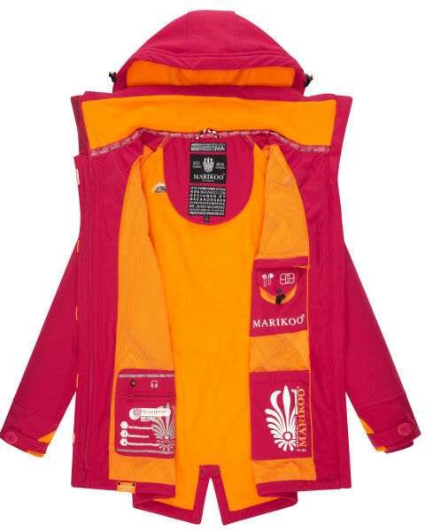 Marikoo Soulinaa Damen Softshell Jacke Fuchsia-Gr.M