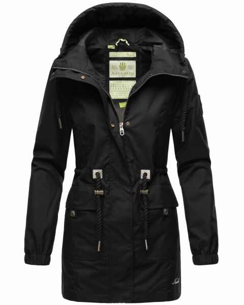 Navahoo Neophee Damen Softshell Parka Schwarz.Gr.S