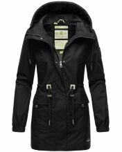 Navahoo Neophee Damen Softshell Parka Schwarz.Gr.S