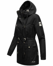 Navahoo Neophee Damen Softshell Parka Schwarz.Gr.S