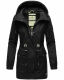 Navahoo Neophee Damen Softshell Parka Schwarz.Gr.S