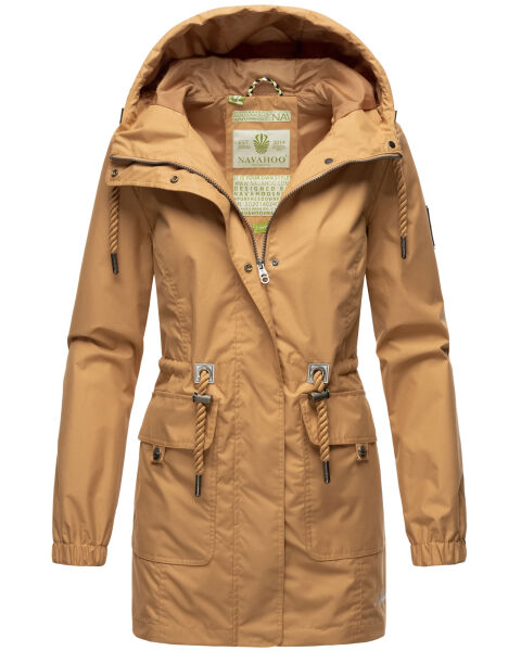 Navahoo Neophee Damen Softshell Parka Camel-Gr.XS